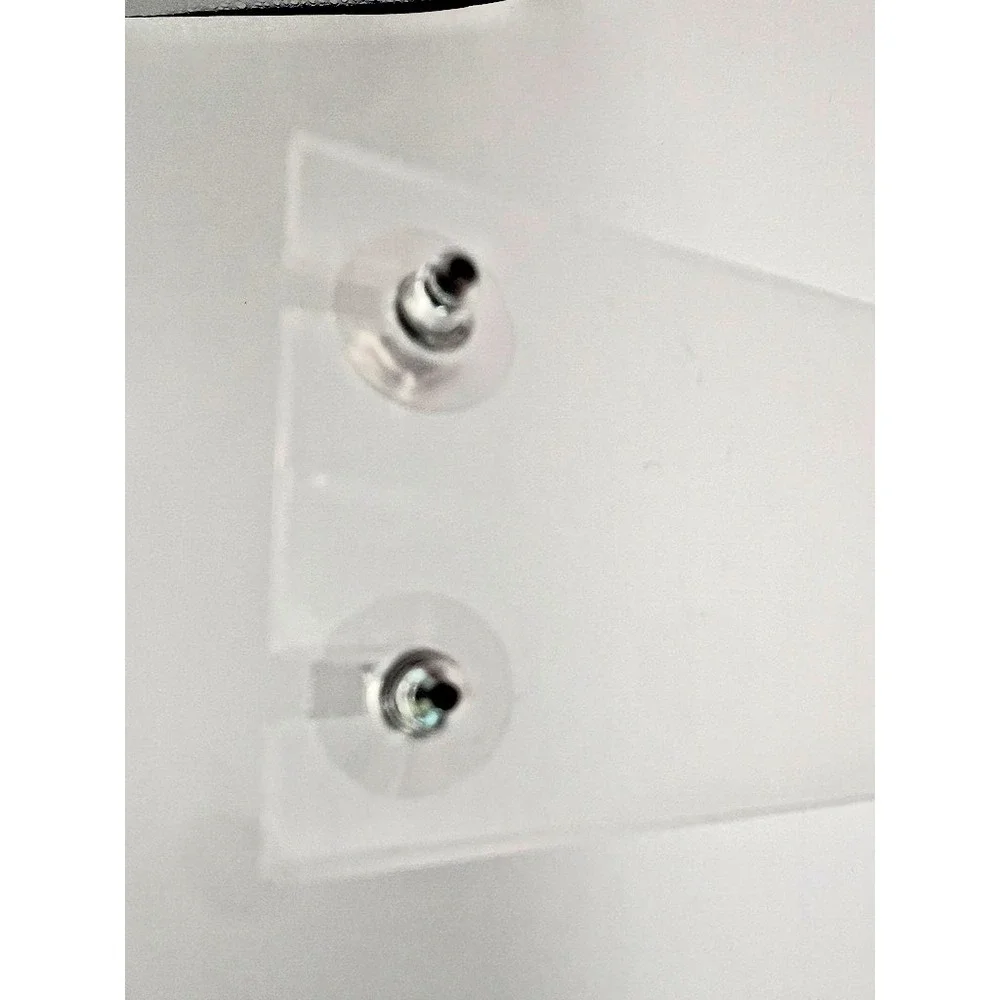 RSVP Cubic Zirconia Stud Earrings Sterling Silver Post‎ 6mm Clear Round NEW Gift